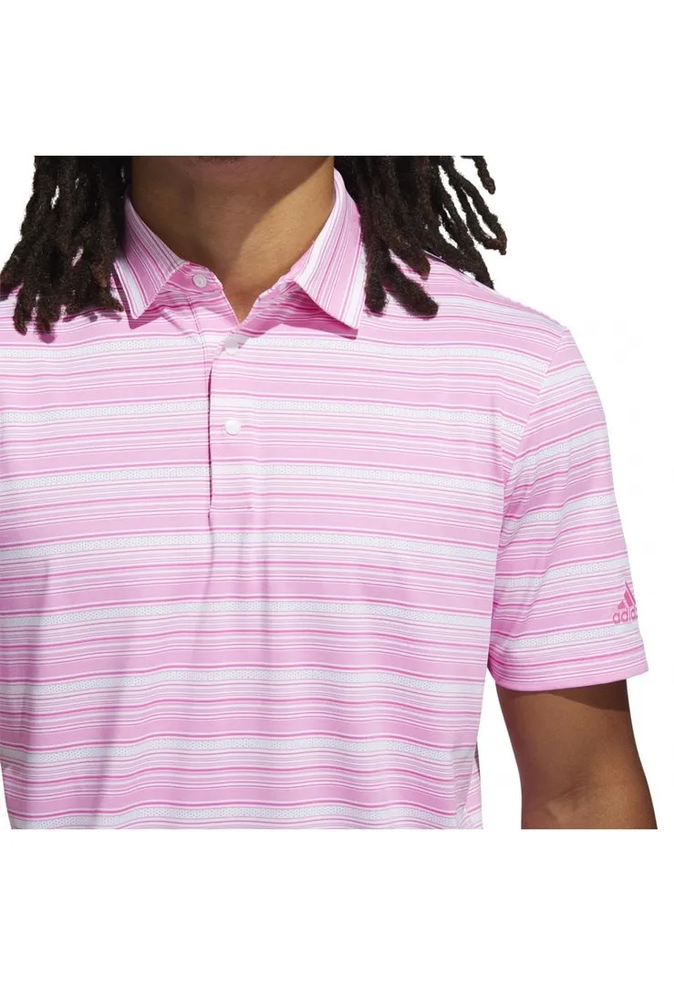 adidas Ultimate365 Heather Snap Golf Polo Shirt GM0233