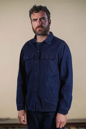 Benzak - BWS-03 Military Overshirt 13.75 oz. Brushed Denim