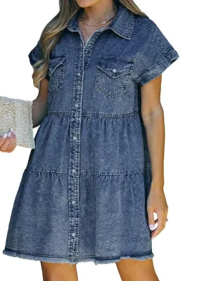 Black Denim Dress