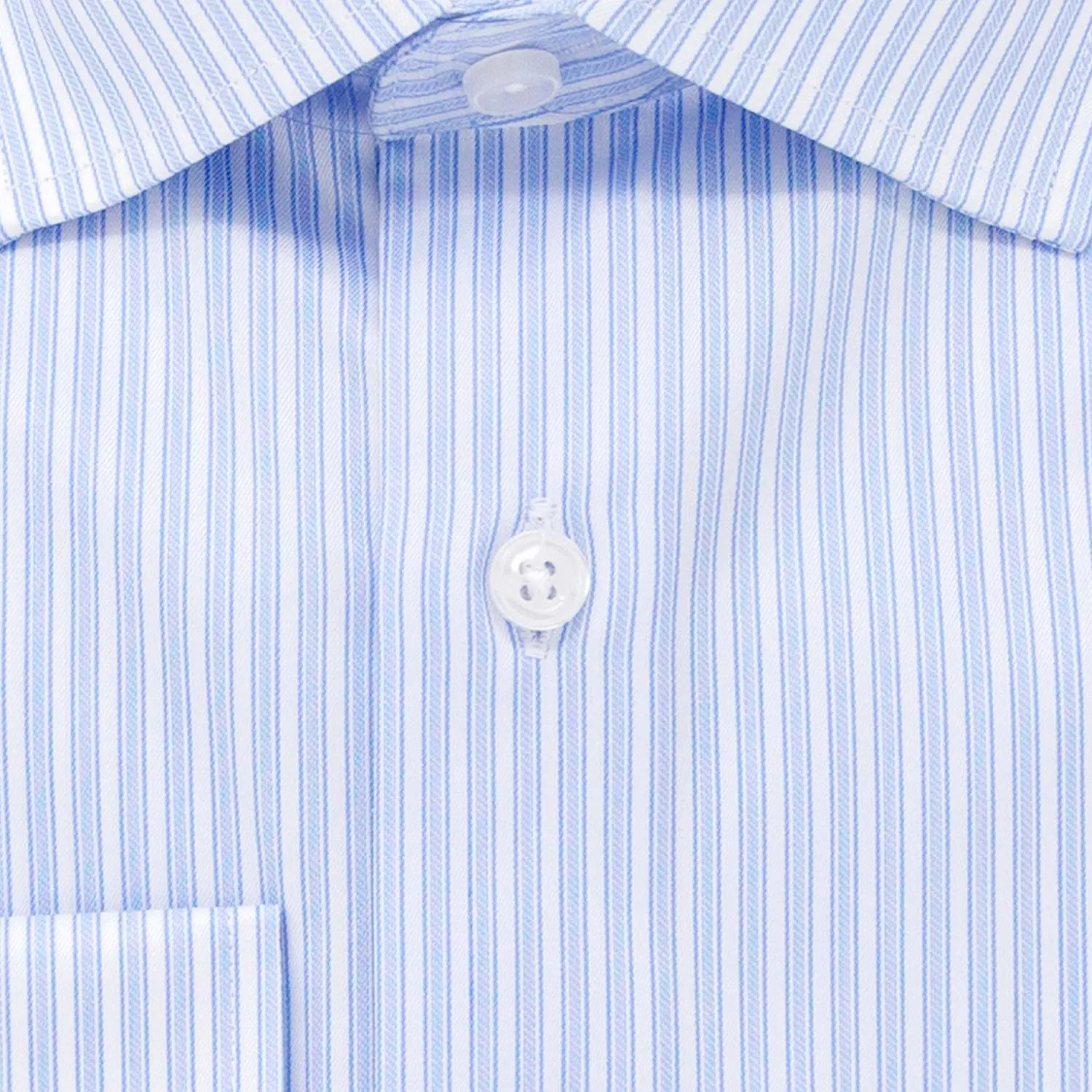 Blue and White Striped Dress Shirt | The Bay