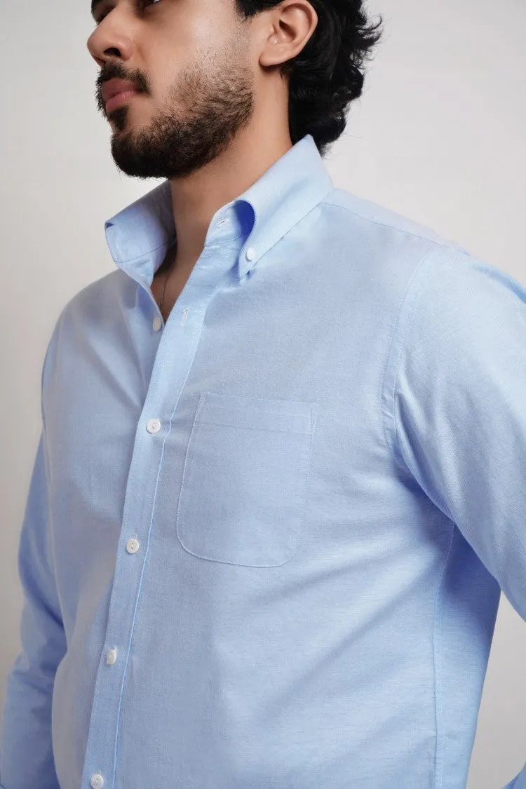 Blue Oxford shirt