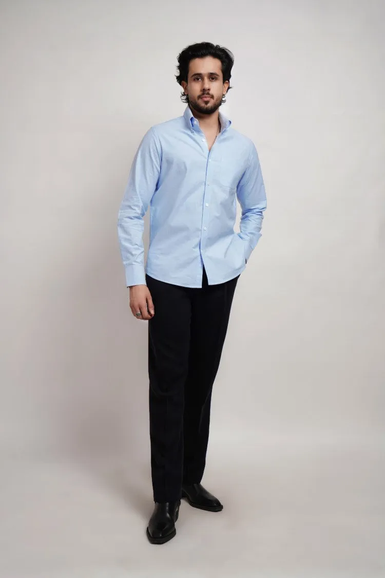 Blue Oxford shirt