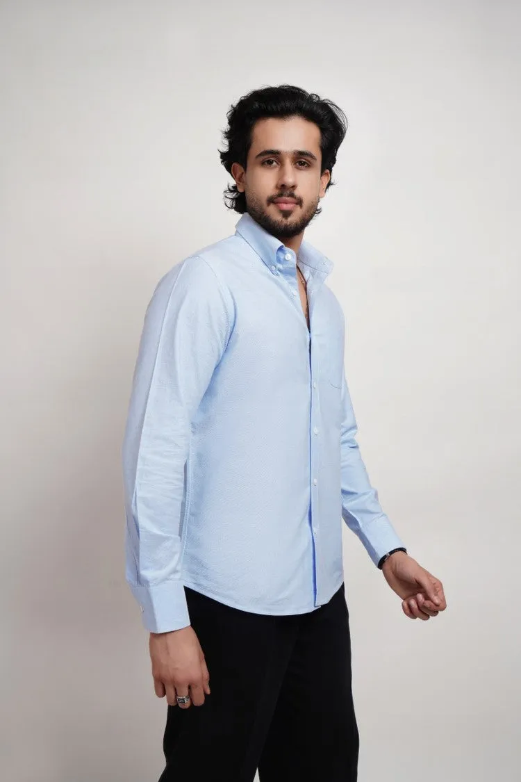 Blue Oxford shirt