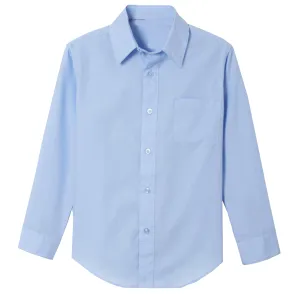 Boy's Long Sleeve Casual Dress School Uniform Shirts (Big Boys, Little Boys)