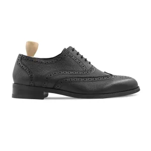 Capellen - Men's Black Pebble Grain Oxford Shoe