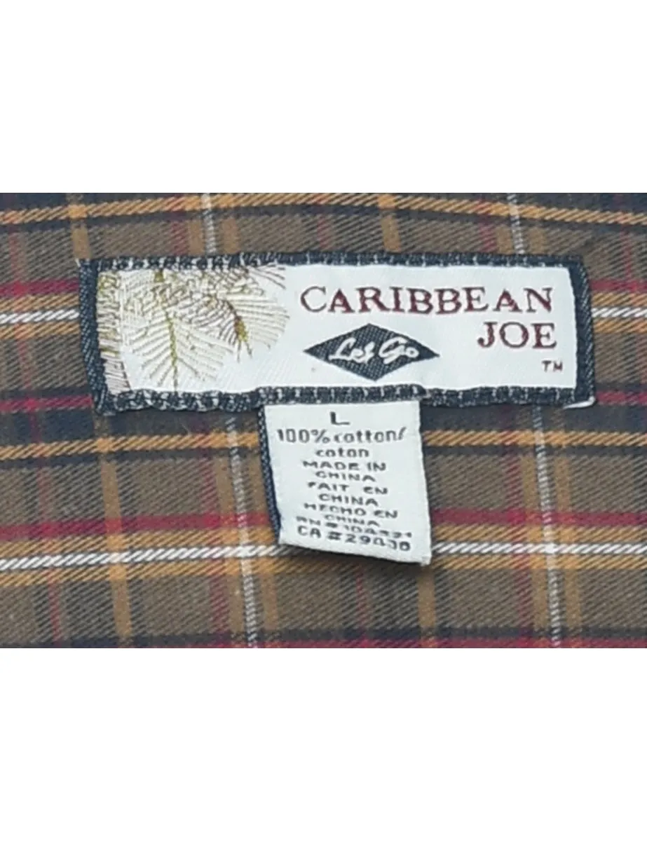 Caribbean Joe Checked Shirt - L