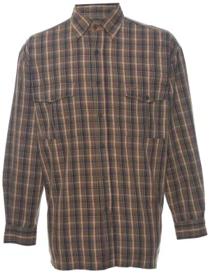 Caribbean Joe Checked Shirt - L