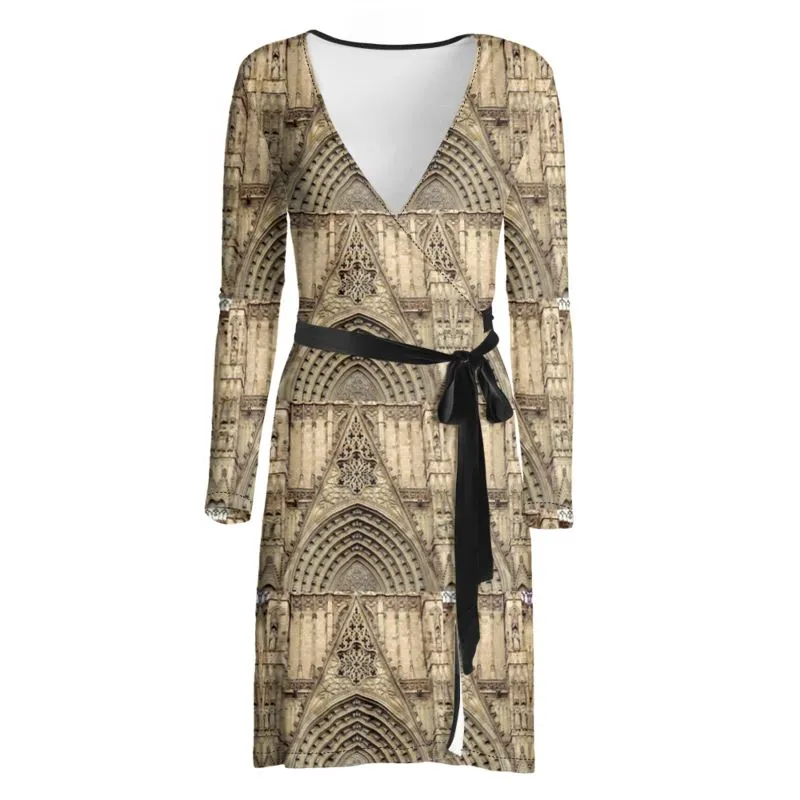 Cathedral Doorway Wrap Dress