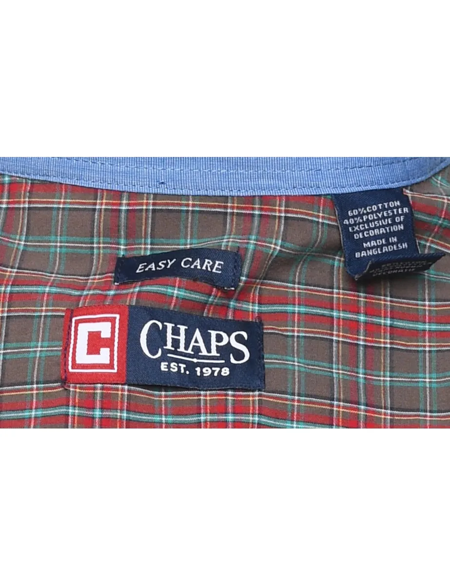 Chaps Checked Shirt - L