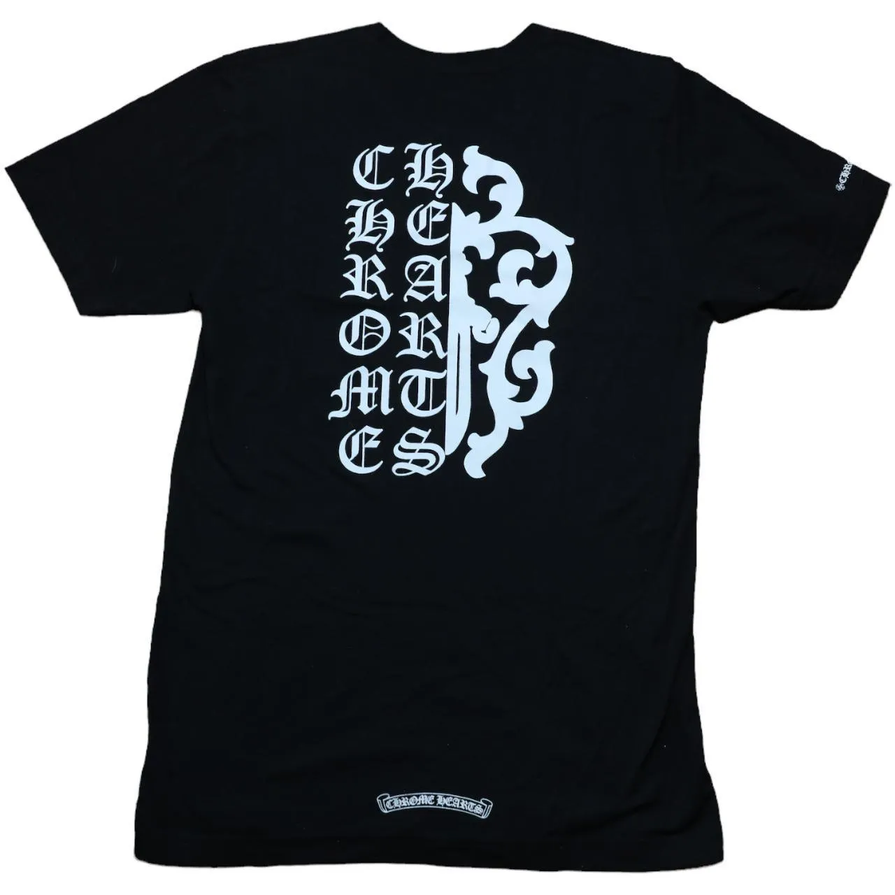 Chrome Hearts Black Pocket T-shirt with front and back graphic