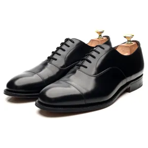 'Consul' Black Leather Oxford UK 8.5 F