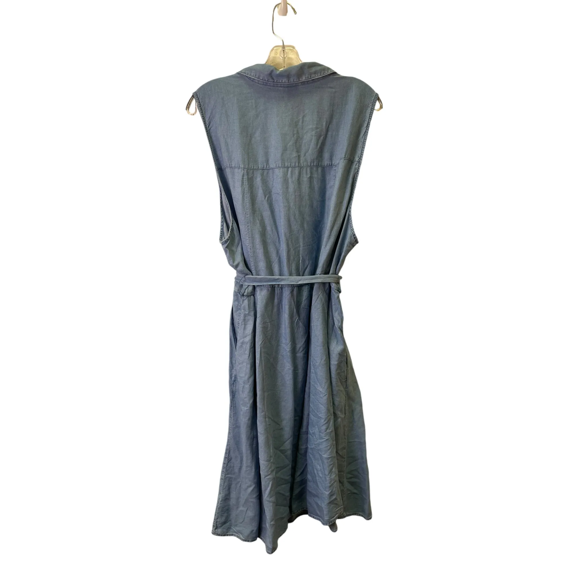 Dress Casual Midi By Torrid In Blue Denim, Size:3