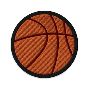 Embroidered Basketball Patch