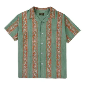 Embroidered Short Sleeve Shirt - Green