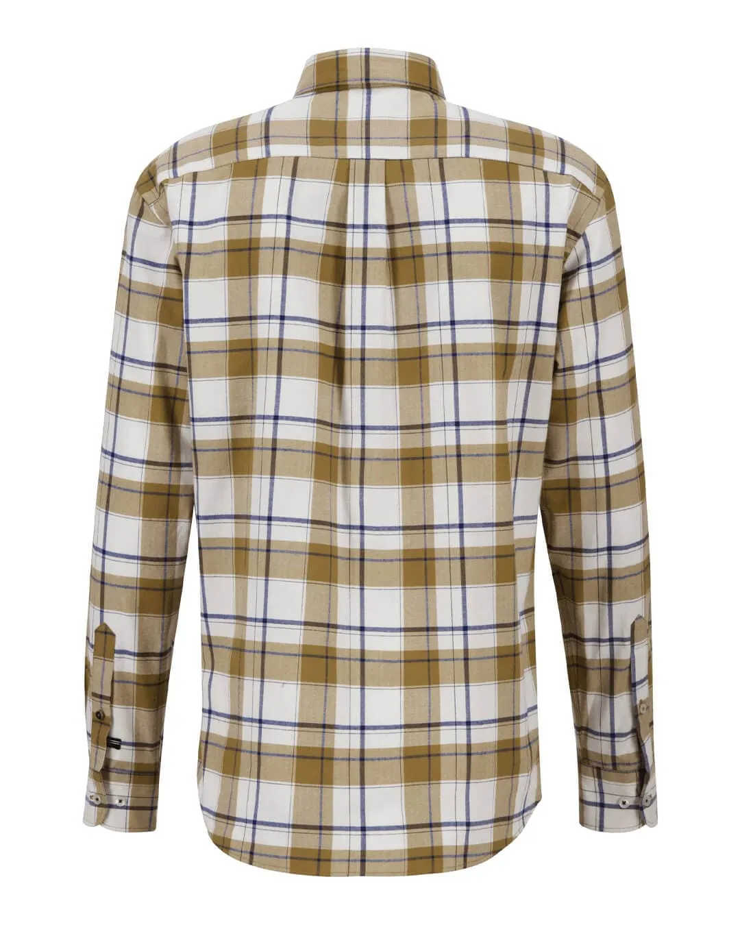 Fynch-Hatton Camel Big Checked Shirt