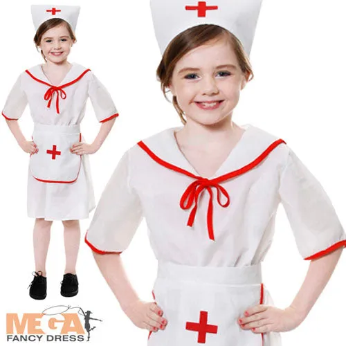 Girl's Toddler Nurse Little Medical Professional Costume