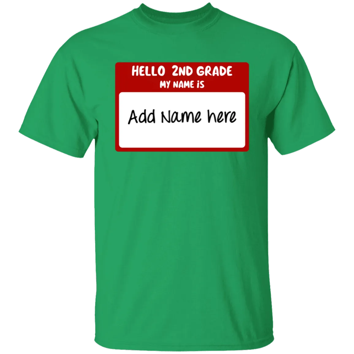 Hello 2nd Grade Youth 100% Cotton T-Shirt