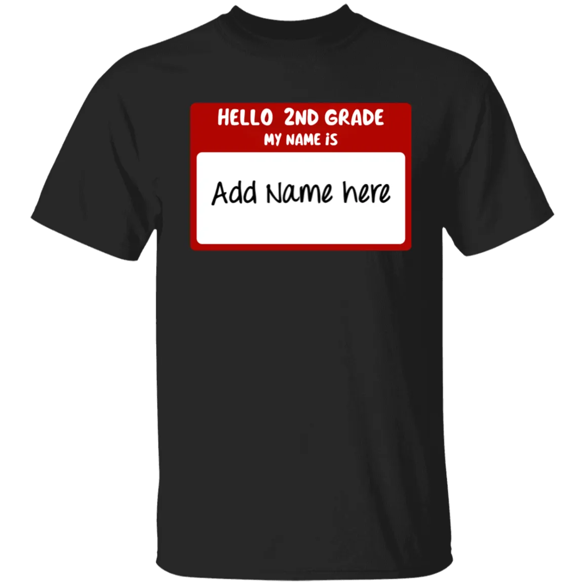 Hello 2nd Grade Youth 100% Cotton T-Shirt