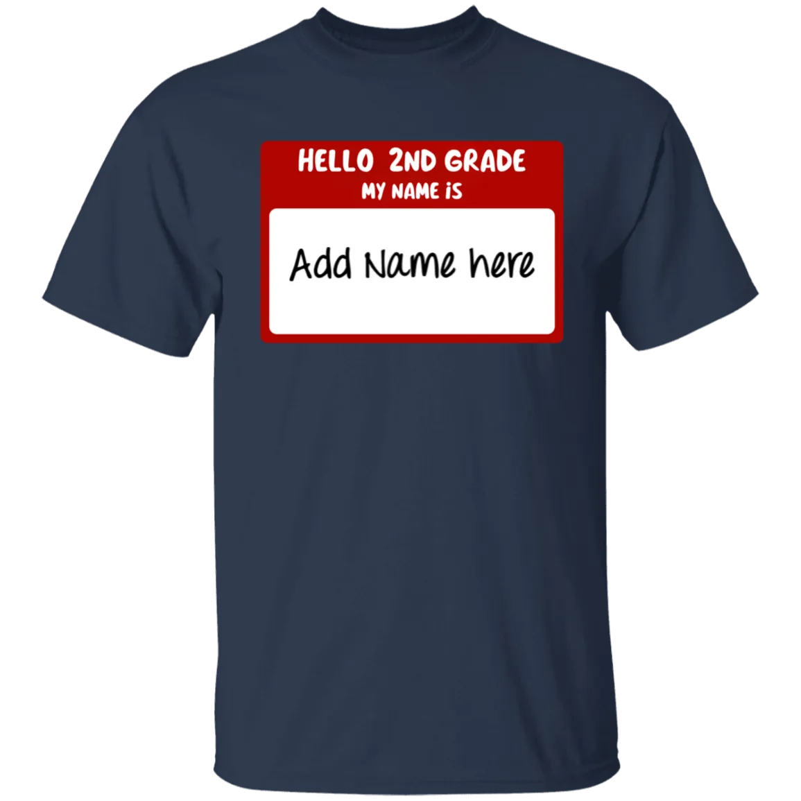 Hello 2nd Grade Youth 100% Cotton T-Shirt