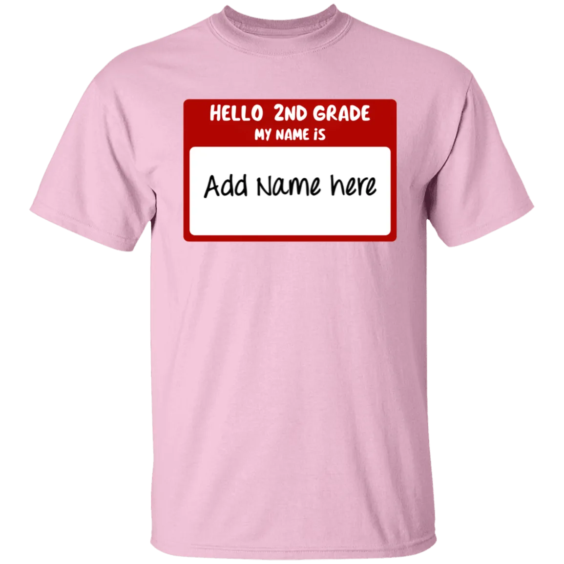 Hello 2nd Grade Youth 100% Cotton T-Shirt