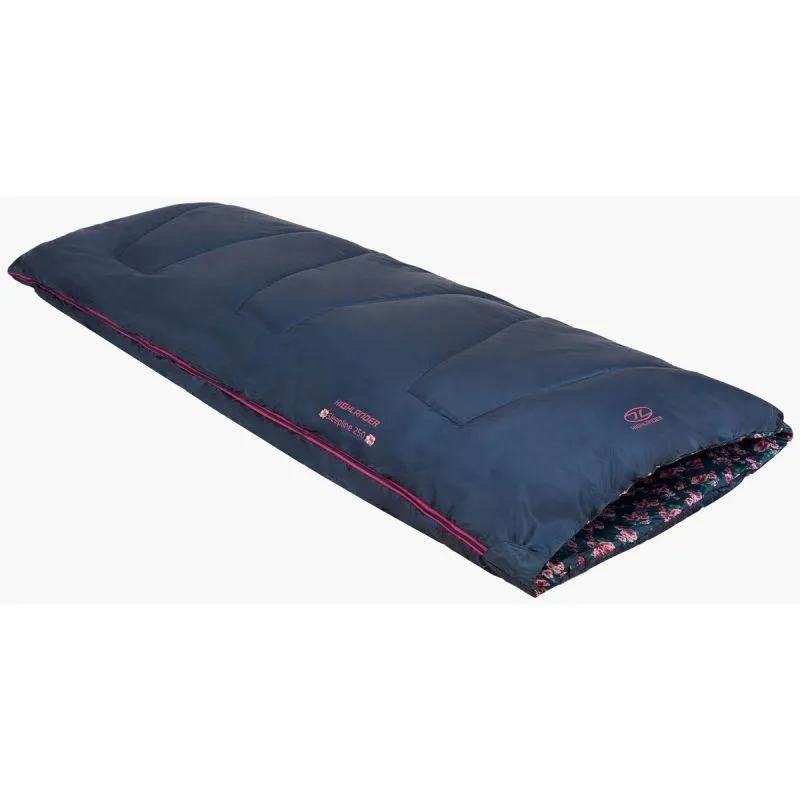 Highlander Sleeping Bag Sleepline 250 Floral Blue