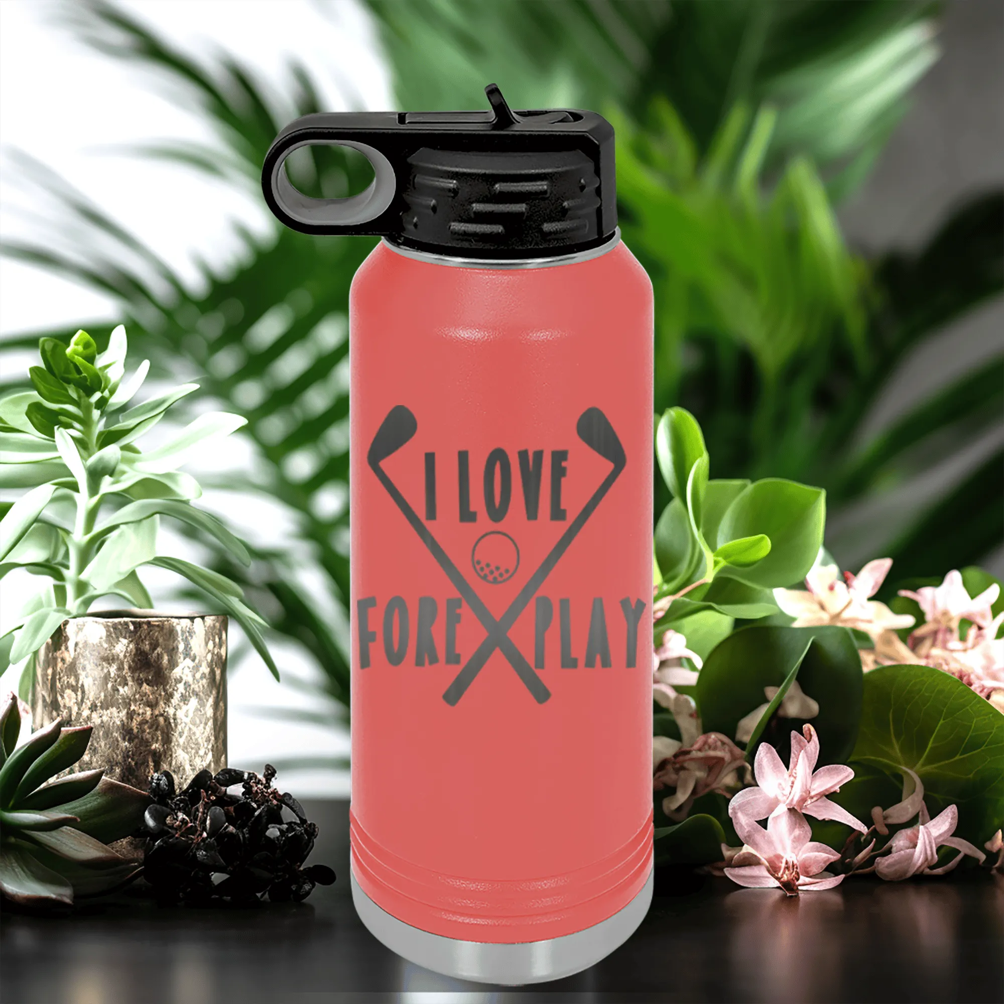 I Love Foreplay Water Bottle