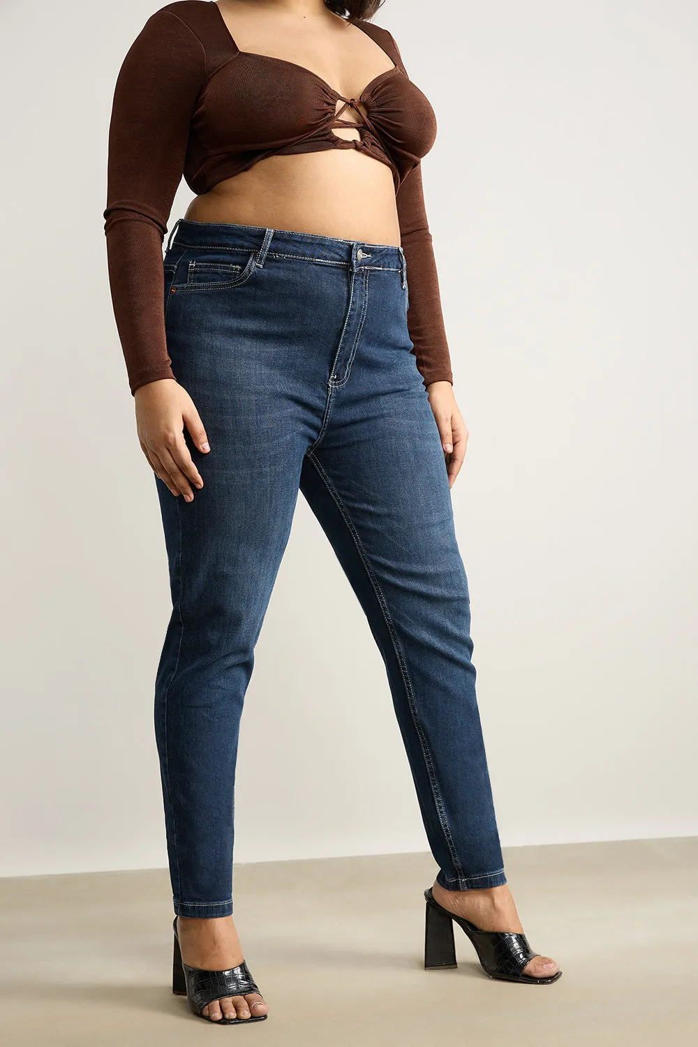 Indigo Ink Curve Skinny Jeans