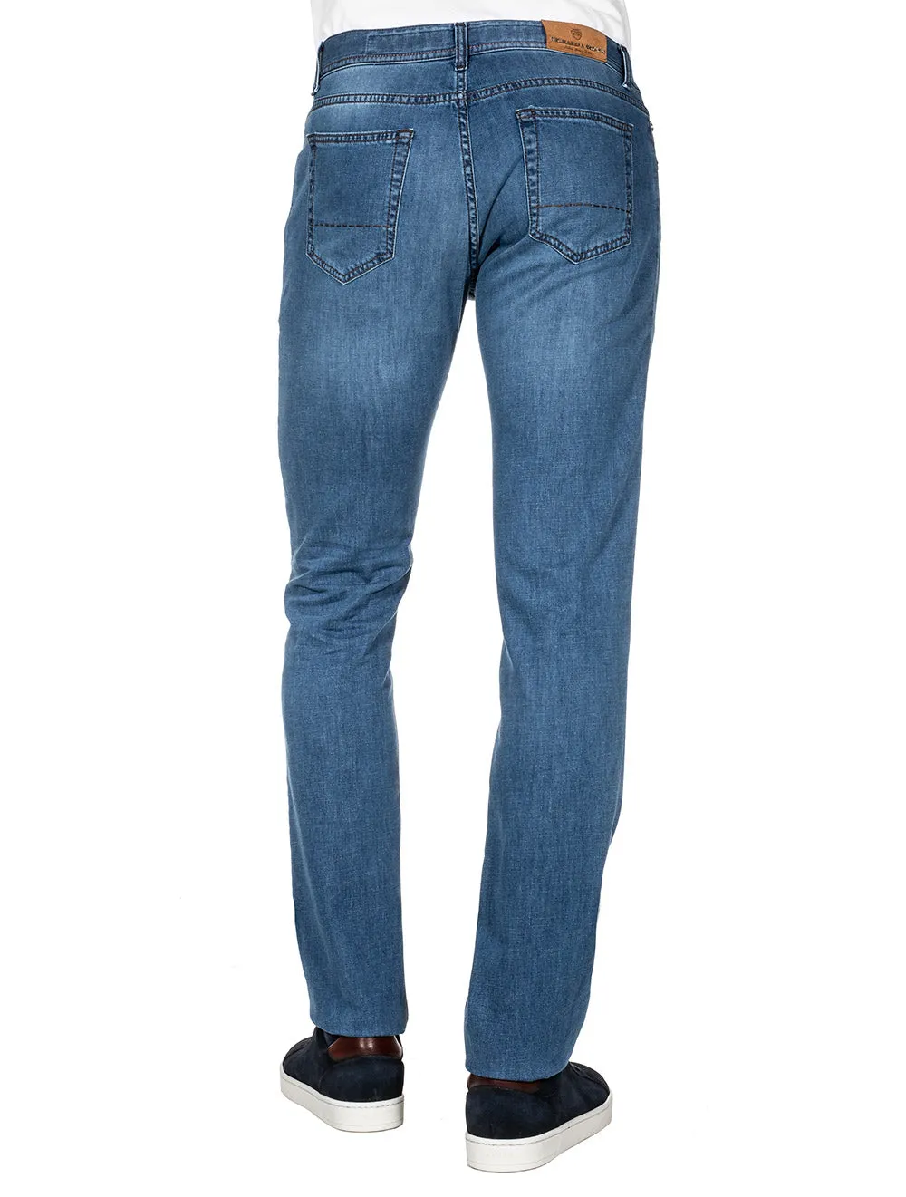 Island Paradise Summer Denim Jeans Blue