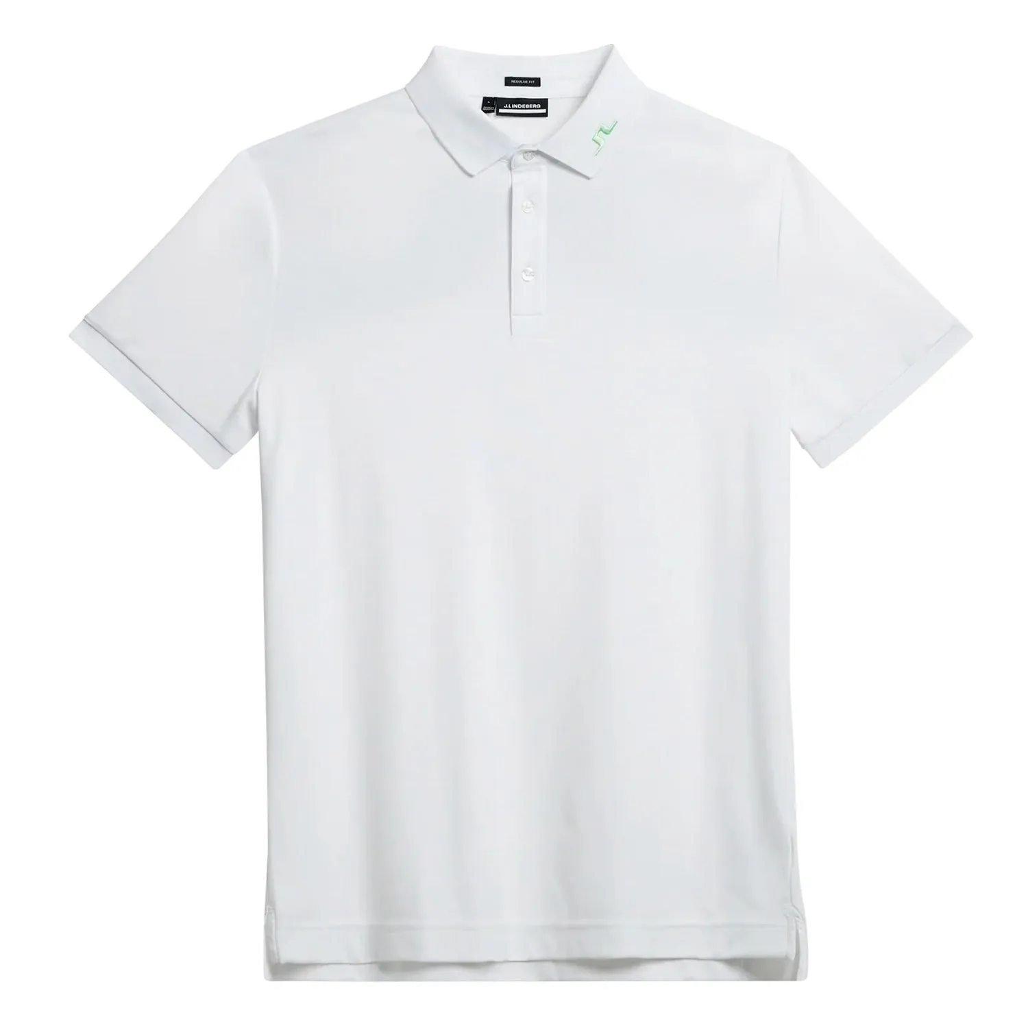 J.Lindeberg KV Golf Print Polo Shirt - White