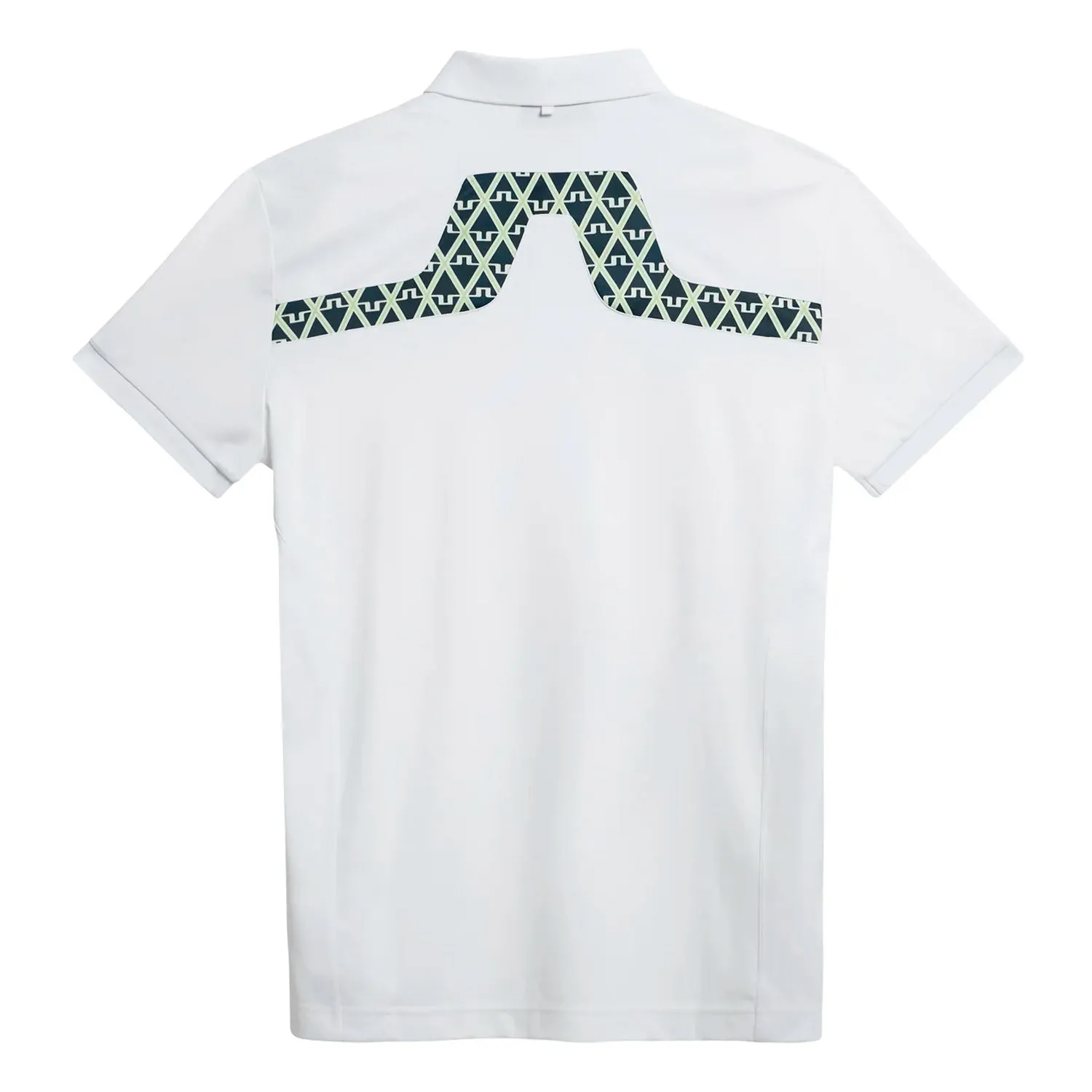 J.Lindeberg KV Golf Print Polo Shirt - White