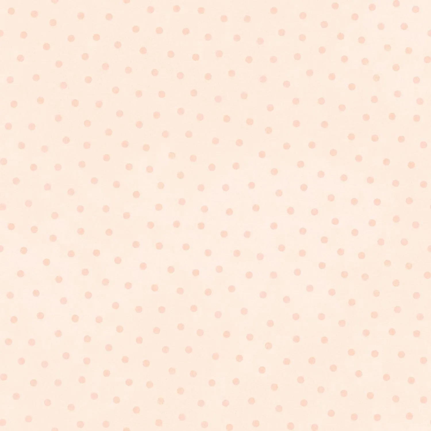 Little Lambies Woolies Flannel - Polka Dots Light Peach