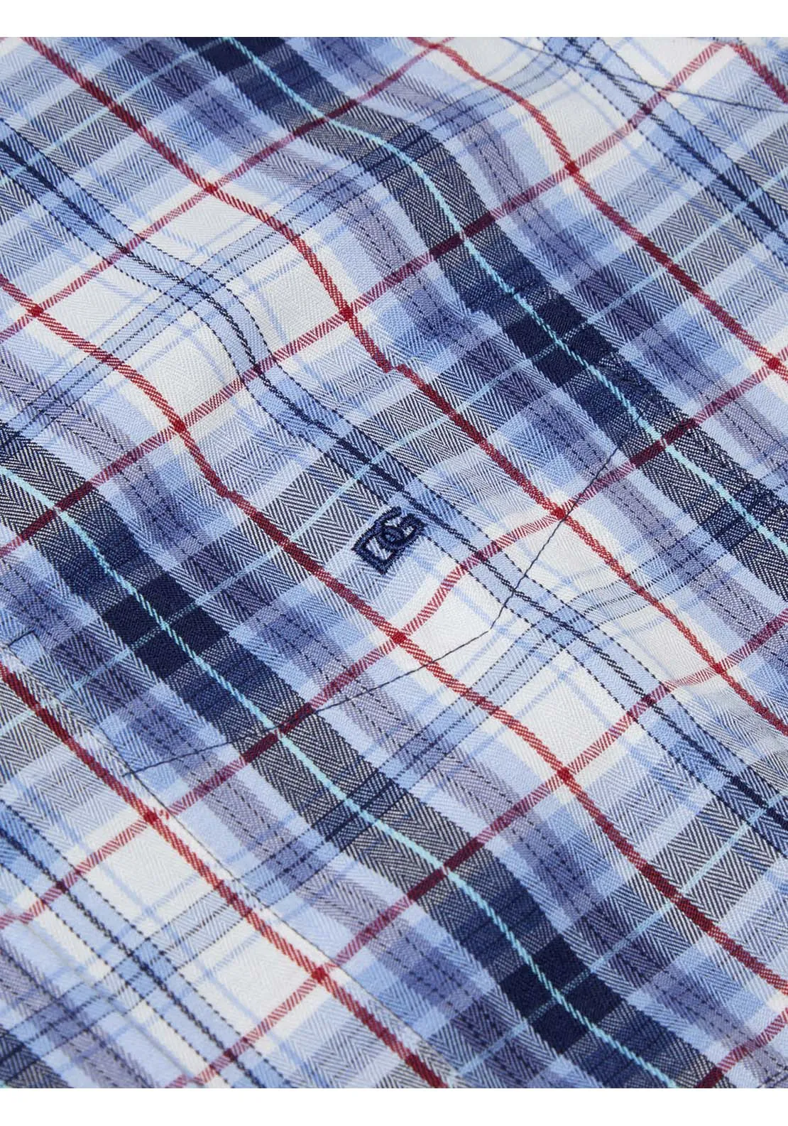 Long Sleeve Check Shirt - Blue