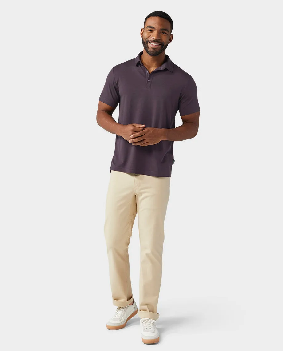 Men's Alpin Lightweight Merino Polo SS