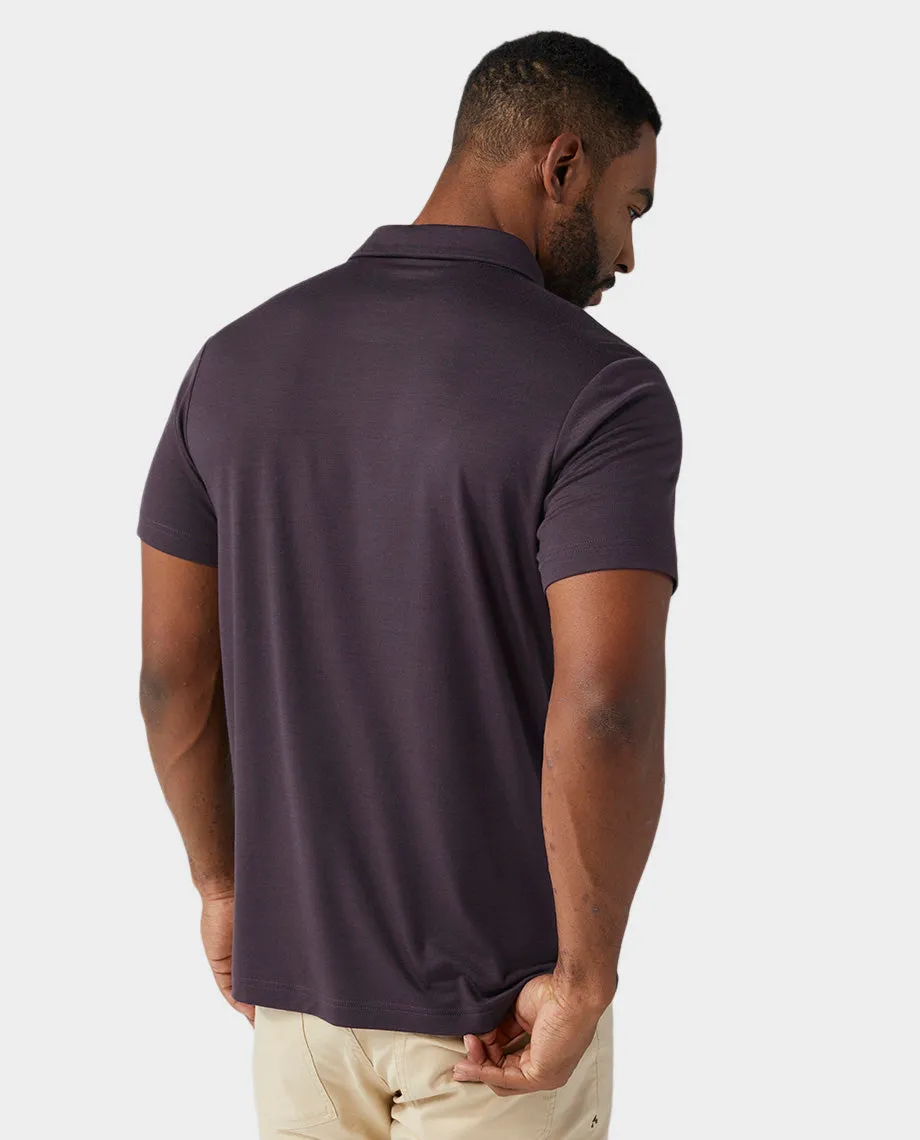 Men's Alpin Lightweight Merino Polo SS