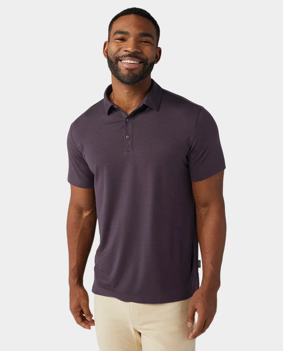 Men's Alpin Lightweight Merino Polo SS