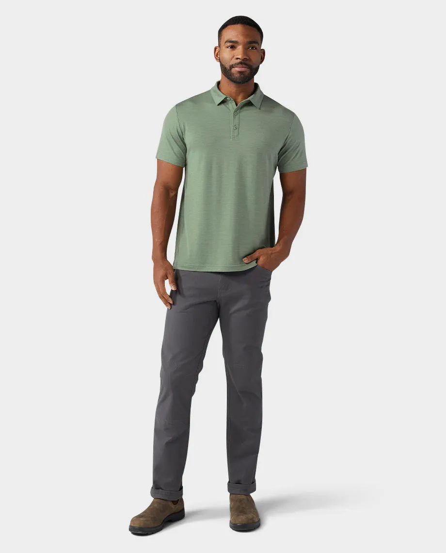 Men's Alpin Lightweight Merino Polo SS