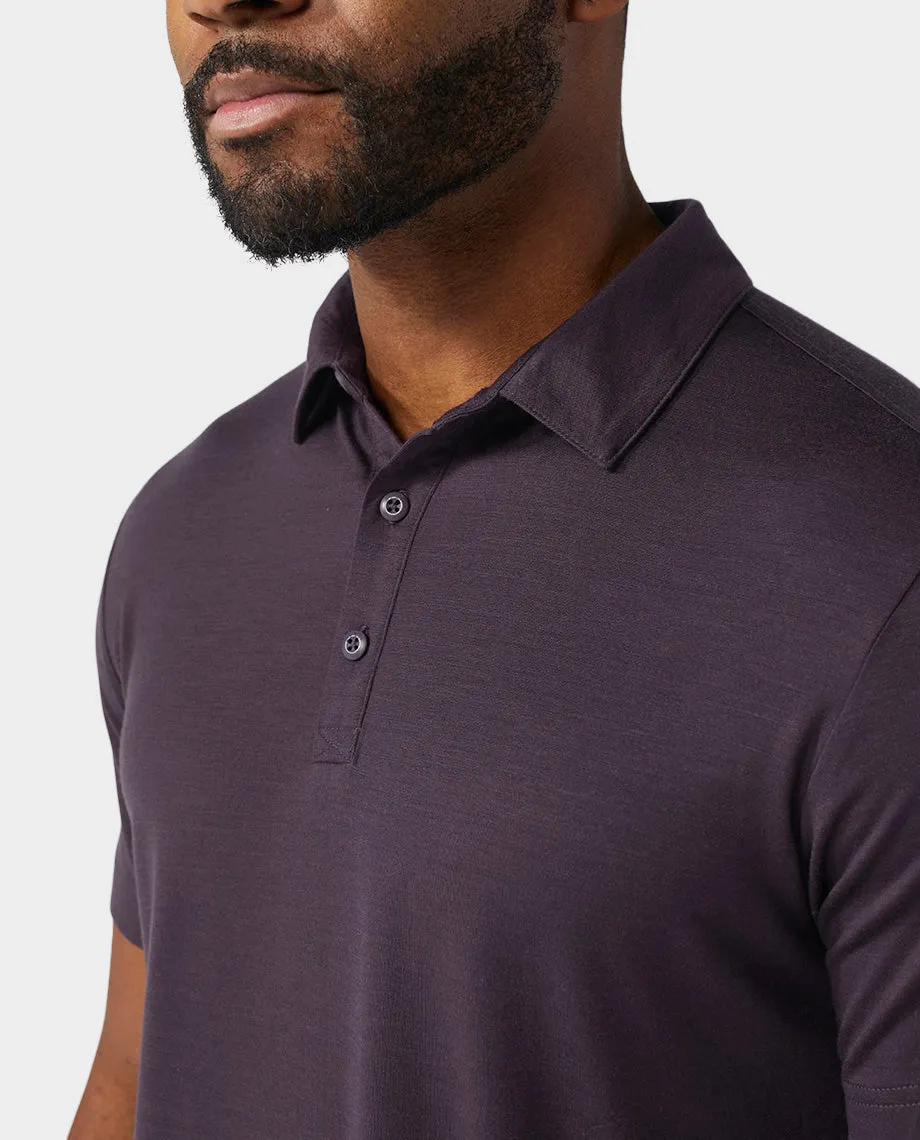 Men's Alpin Lightweight Merino Polo SS