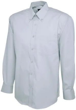 Mens Pinpoint Oxford Full Sleeve Shirt | Light Blue