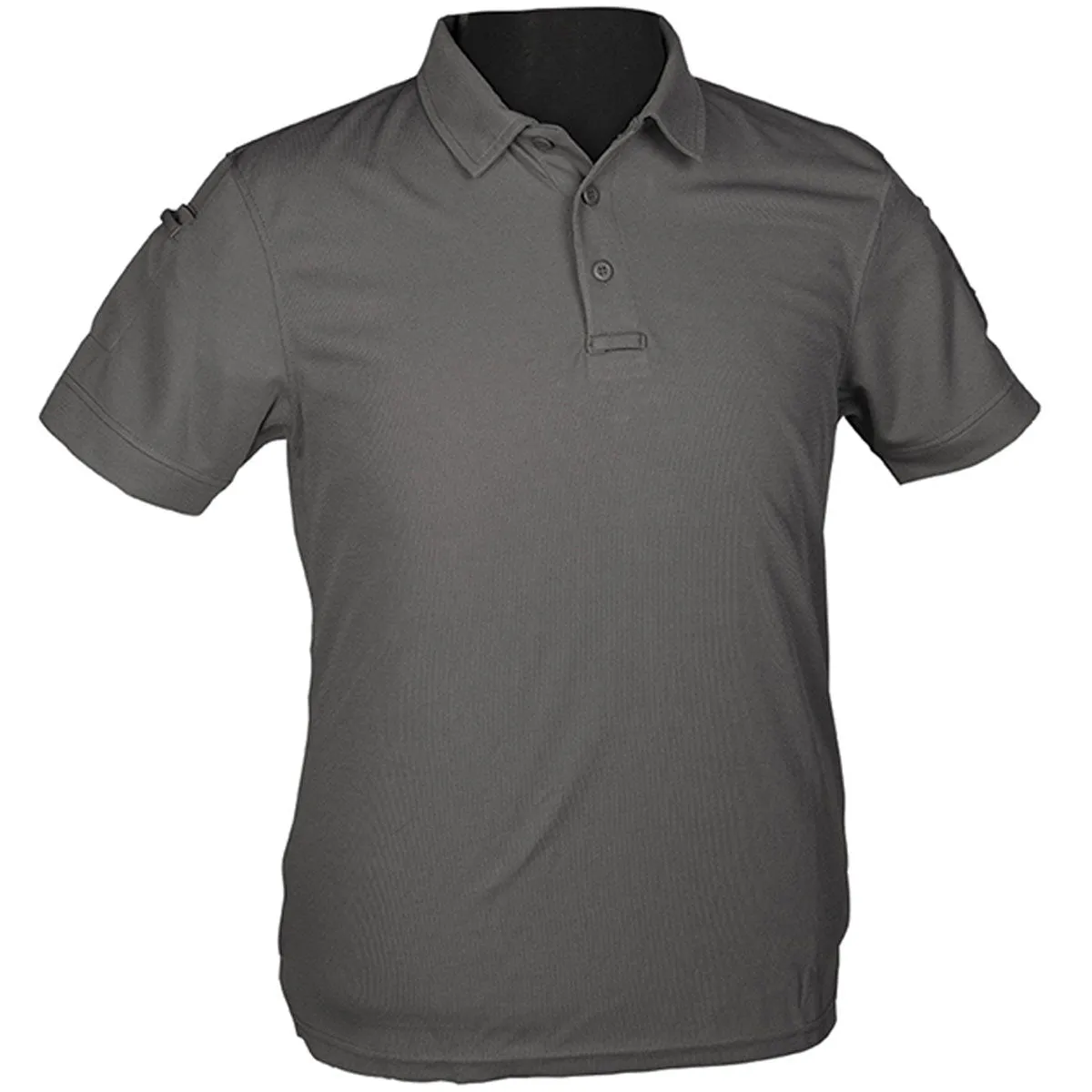 Mil-Tec Tactical Quick Dry Short Sleeve Polo Shirt Urban Grey