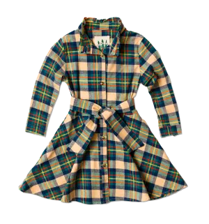 New England House Kids Flannel Dress