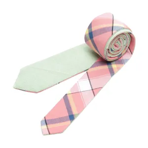 Peppermint Reversible Cotton Necktie