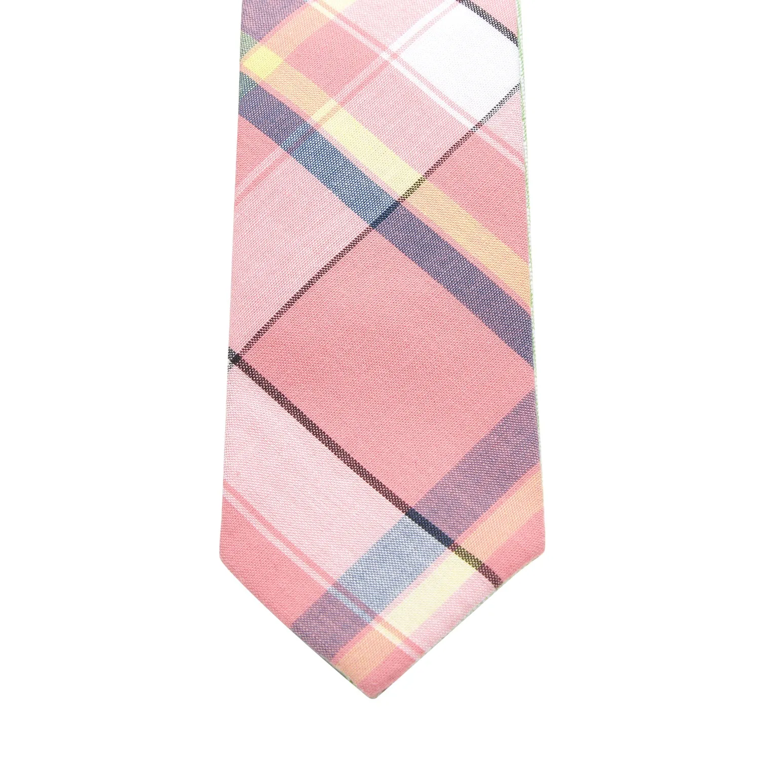 Peppermint Reversible Cotton Necktie