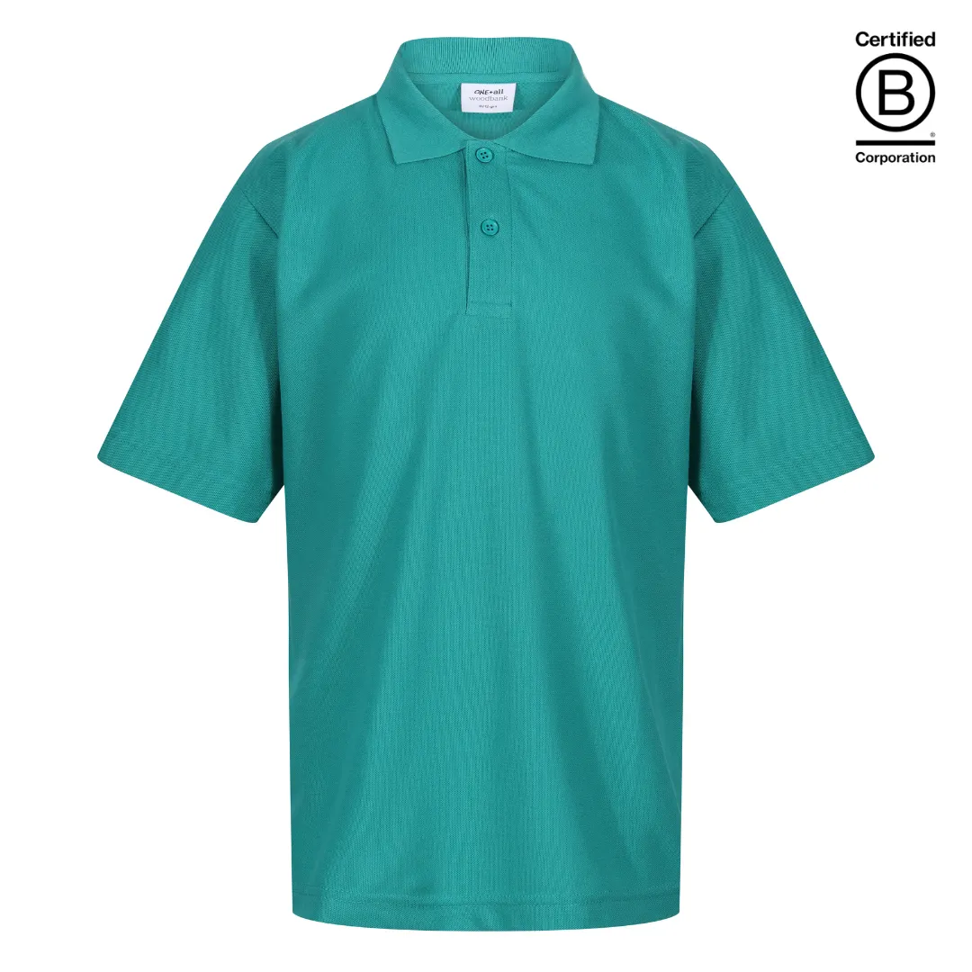 Plain unisex school polo shirts