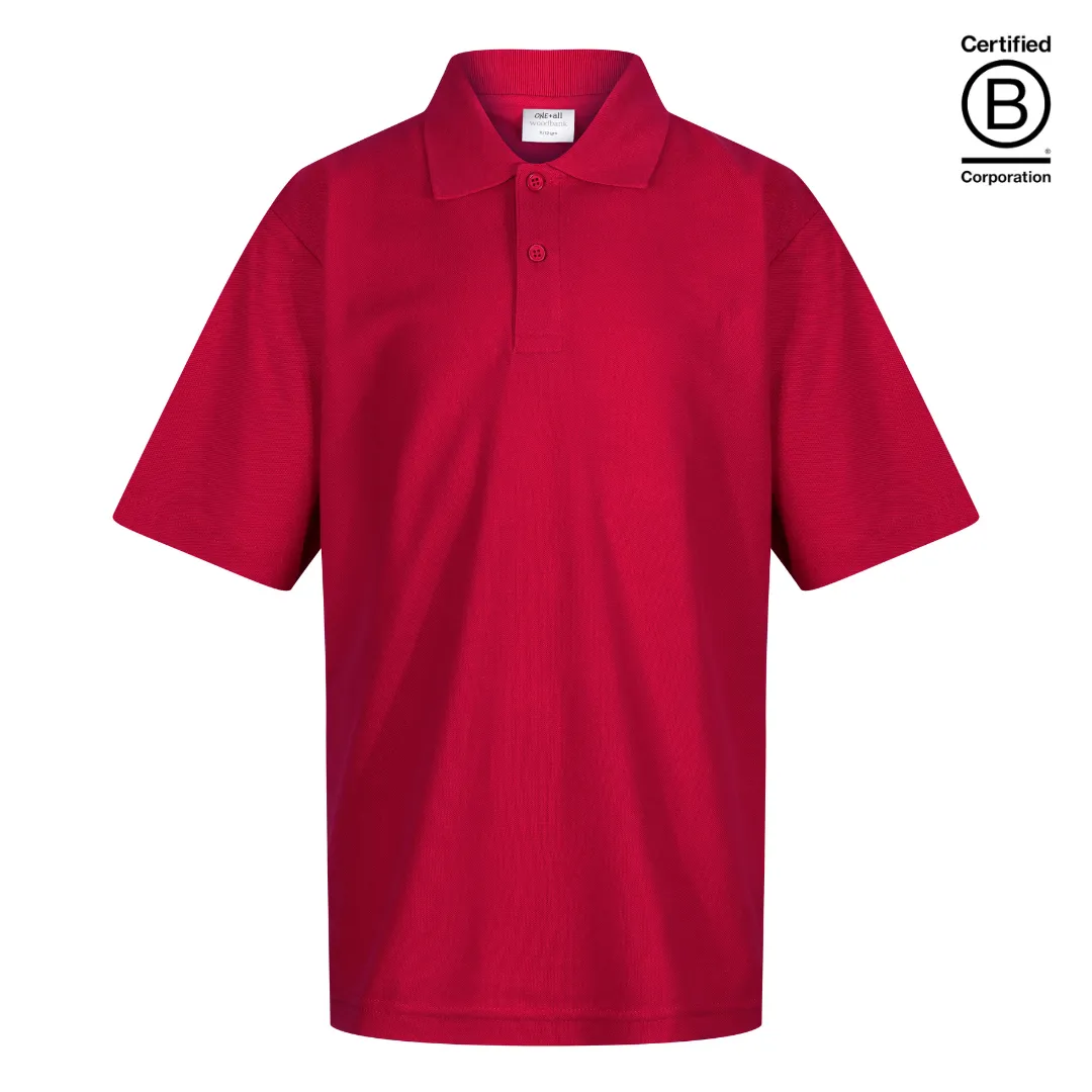 Plain unisex school polo shirts