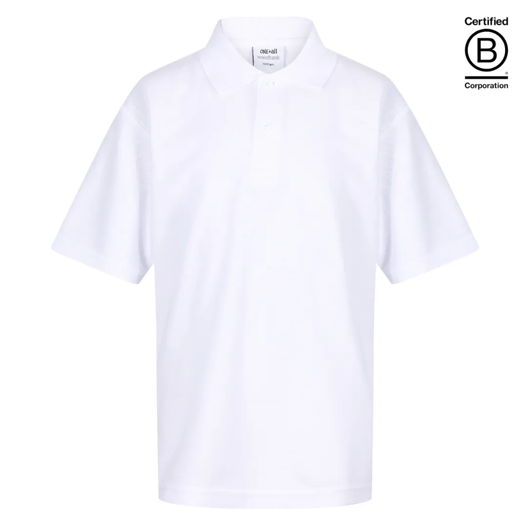 Plain unisex school polo shirts