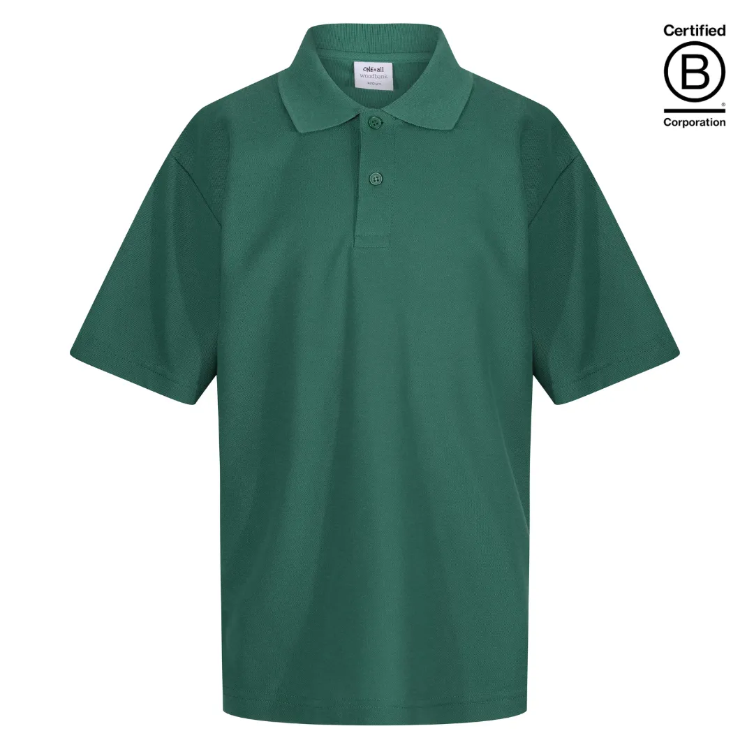 Plain unisex school polo shirts