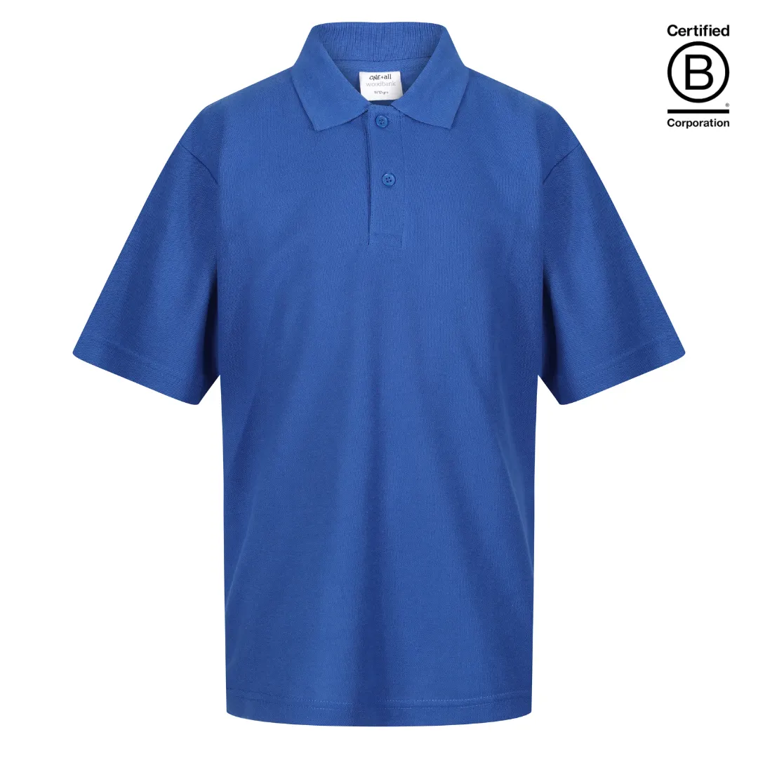 Plain unisex school polo shirts