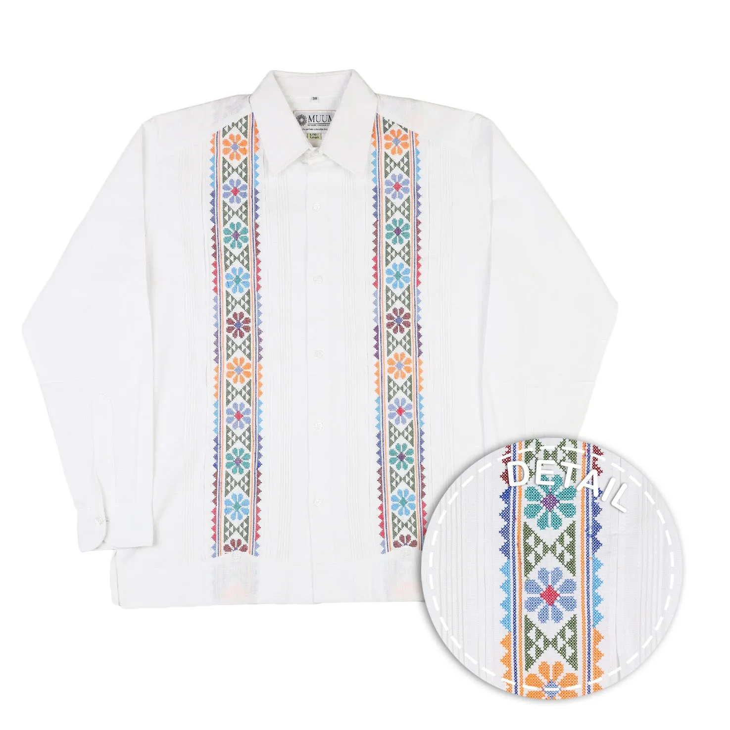 Primavera Embroidered Guayabera