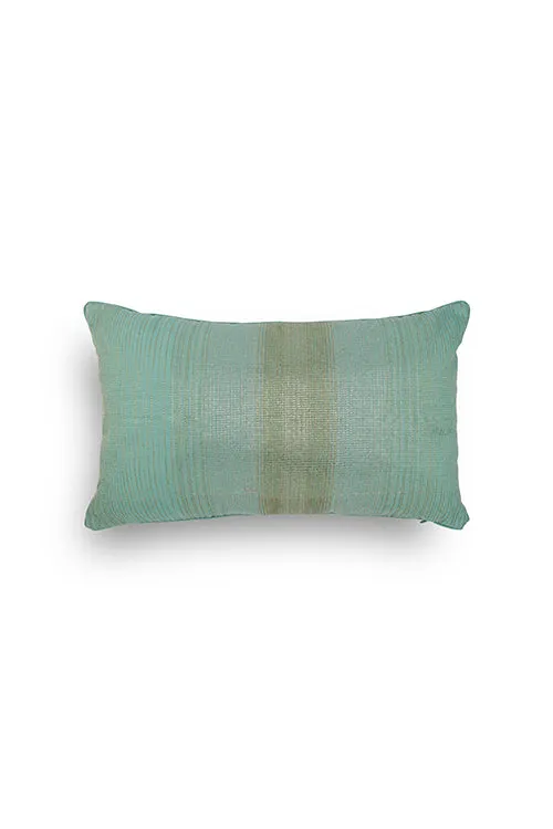 Ratna Embroidered Cushion-Topaz