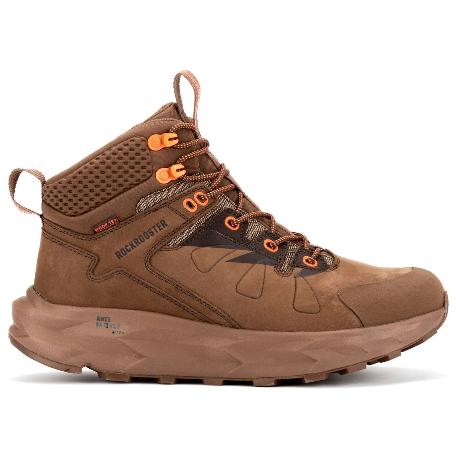 ROCKROOSTER Farmington Brown 6 Inch Waterproof Hiking Boots with VIBRAM® Outsole  OC21031